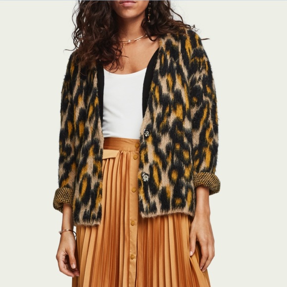 Animal Print Cardigan - Picture 1 of 5